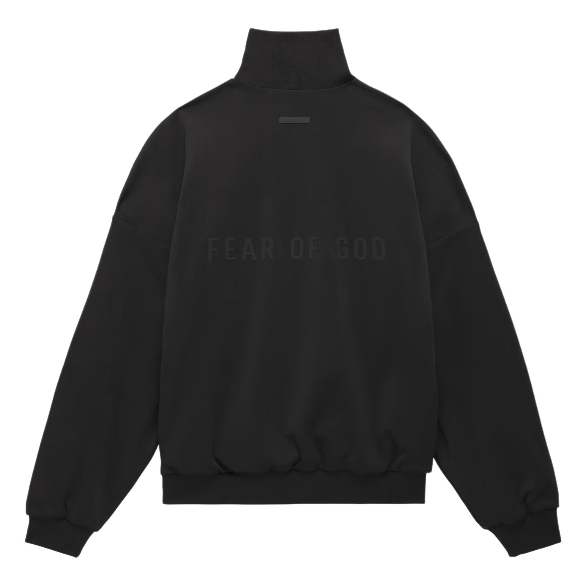 Lookbook adidas x Fear of God Athletics Jaket Track Top Hitam 1/2-Zip. IM5317