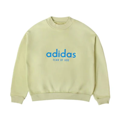 adidas FOG Green Logo Crewneck Sweatshirt Fall Edition HM8110