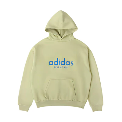 adidas FOG Logo Hoodie Green Collab Long Sleeve Sweatshirt. HM8109