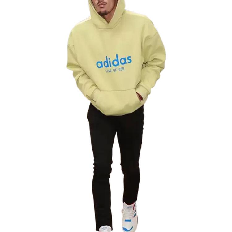 adidas FOG Logo Hoodie Green  Collab Long Sleeve Sweatshirt. HM8109 圖 4