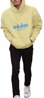 Shop adidas x Fear of God Logo Hoodie Hijau Baju Panjang Kolaborasi. HM8109