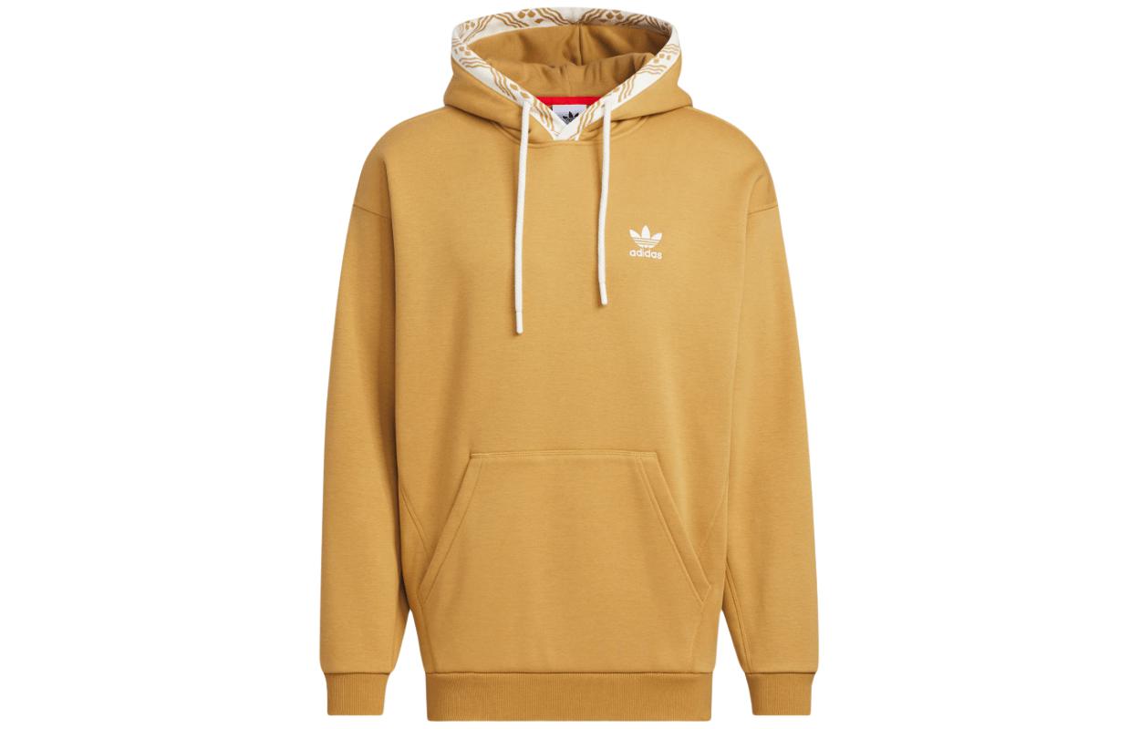 adidas FEIFEI RUAN Hoodie Brown Dragon Print Unisex Collaboration IX4216