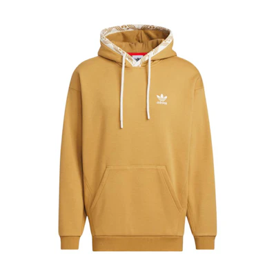 adidas FEIFEI RUAN Hoodie Brown Dragon Print Unisex Collaboration IX4216