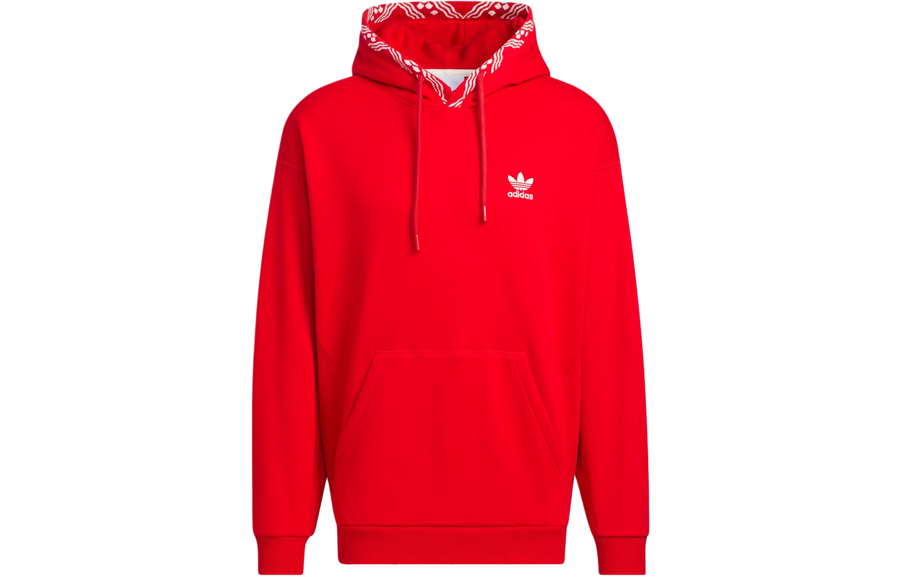 adidas FEIFEI RUAN Red Dragon Logo Printed Unisex Sweatshirt IX4217