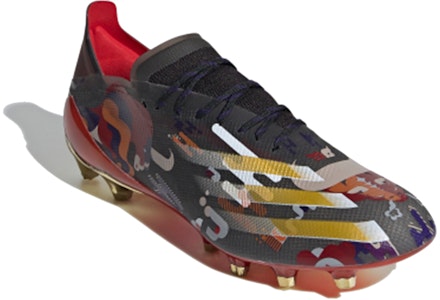 愛迪達 X Ghosted.1 Ag 大底 拼色碎釘足球鞋 黑金紅 Lookbook 愛迪達 X Ghosted.1 Ag 大底 拼色碎釘足球鞋 黑金紅