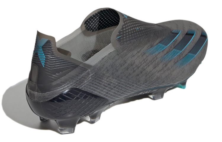 Shop adidas X Ghosted+ Chaussures de Foot Sol Ferme ''Noir Bleu'' EG8246