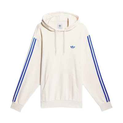 adidas Gonzalez SS24 White Lightweight Foil Hoodie Unisex Casual Fit IU0106