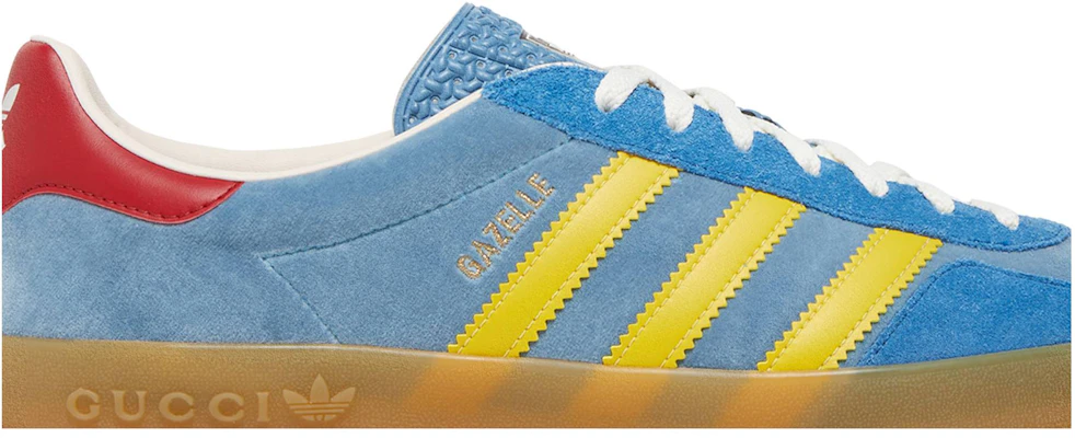 adidas x Gucci Gazelle Light Blue Suede 707848 9STU0 4860