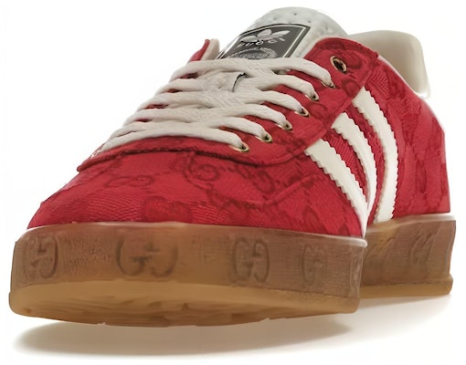 adidas x Gucci Gazelle 'Merah GG Monogram' 737967-FAAW3-6451 Lookbook adidas x Gucci Gazelle 'Merah GG Monogram' 737967-FAAW3-6451
