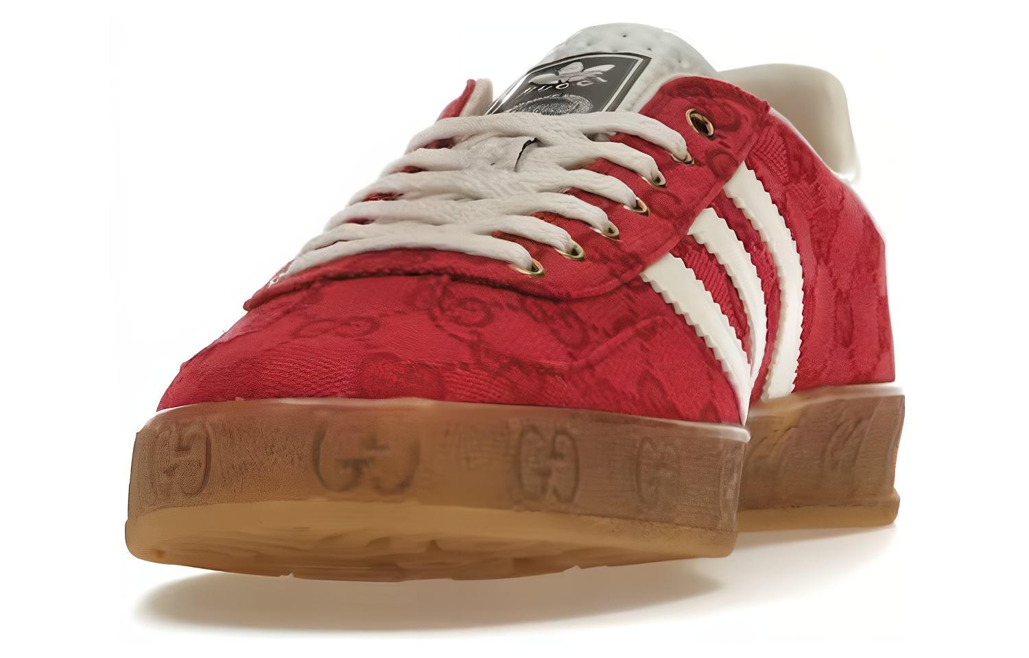 Lookbook adidas x Gucci ガゼル GGモノグラム (レッド) 737967-FAAW3-6451