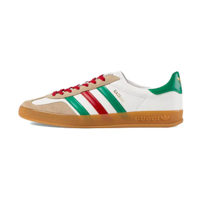 (W) Adidas Gucci Gazelle 'White Green Red'