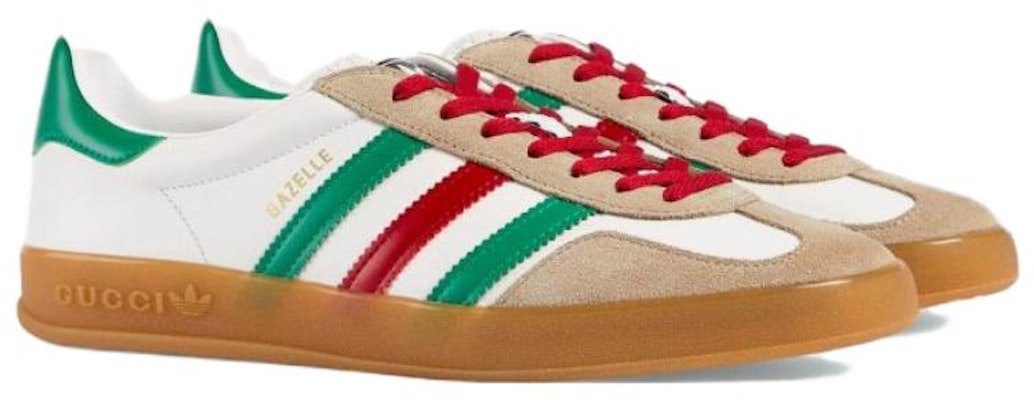阿迪达斯 x 古驰 Gazelle 白绿红款 726488-AAA43-9547 Lookbook 阿迪达斯 x 古驰 Gazelle 白绿红款 726488-AAA43-9547