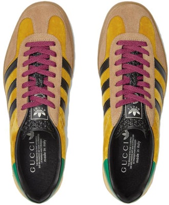 Adidas x Gucci Gazelle '黄色天鹅绒绿' 707848-FAAQY-7141 Lookbook Adidas x Gucci Gazelle '黄色天鹅绒绿' 707848-FAAQY-7141