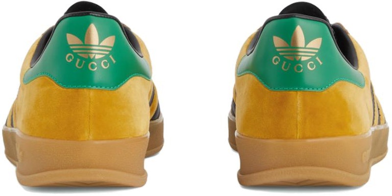 Adidas x Gucci Gazelle '黄色天鹅绒绿' 707848-FAAQY-7141 Shop Adidas x Gucci Gazelle '黄色天鹅绒绿' 707848-FAAQY-7141