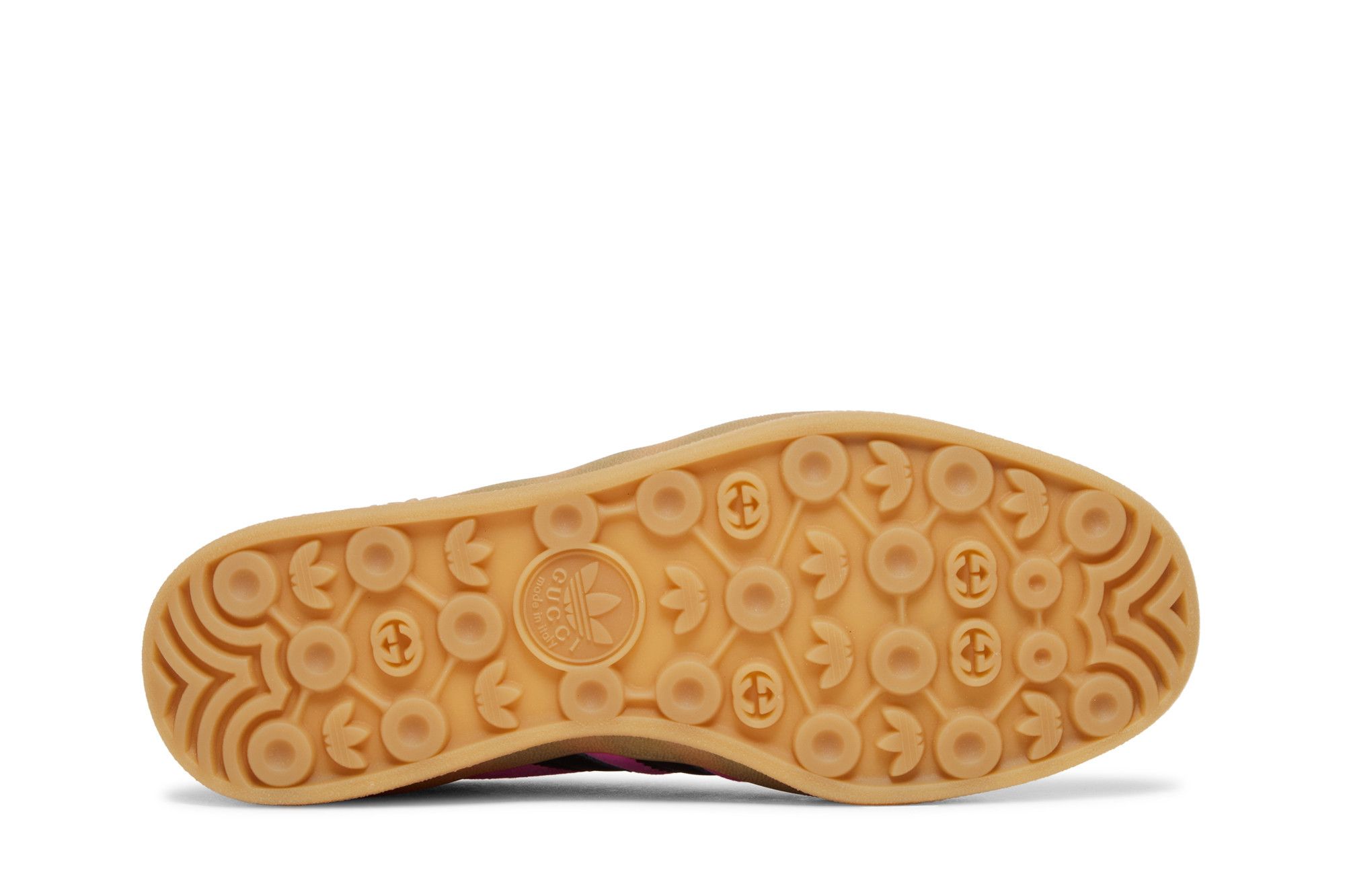 Shop adidas Originals x Gucci Gazelle 聯名經典休閒板鞋 粉色天鵝絨