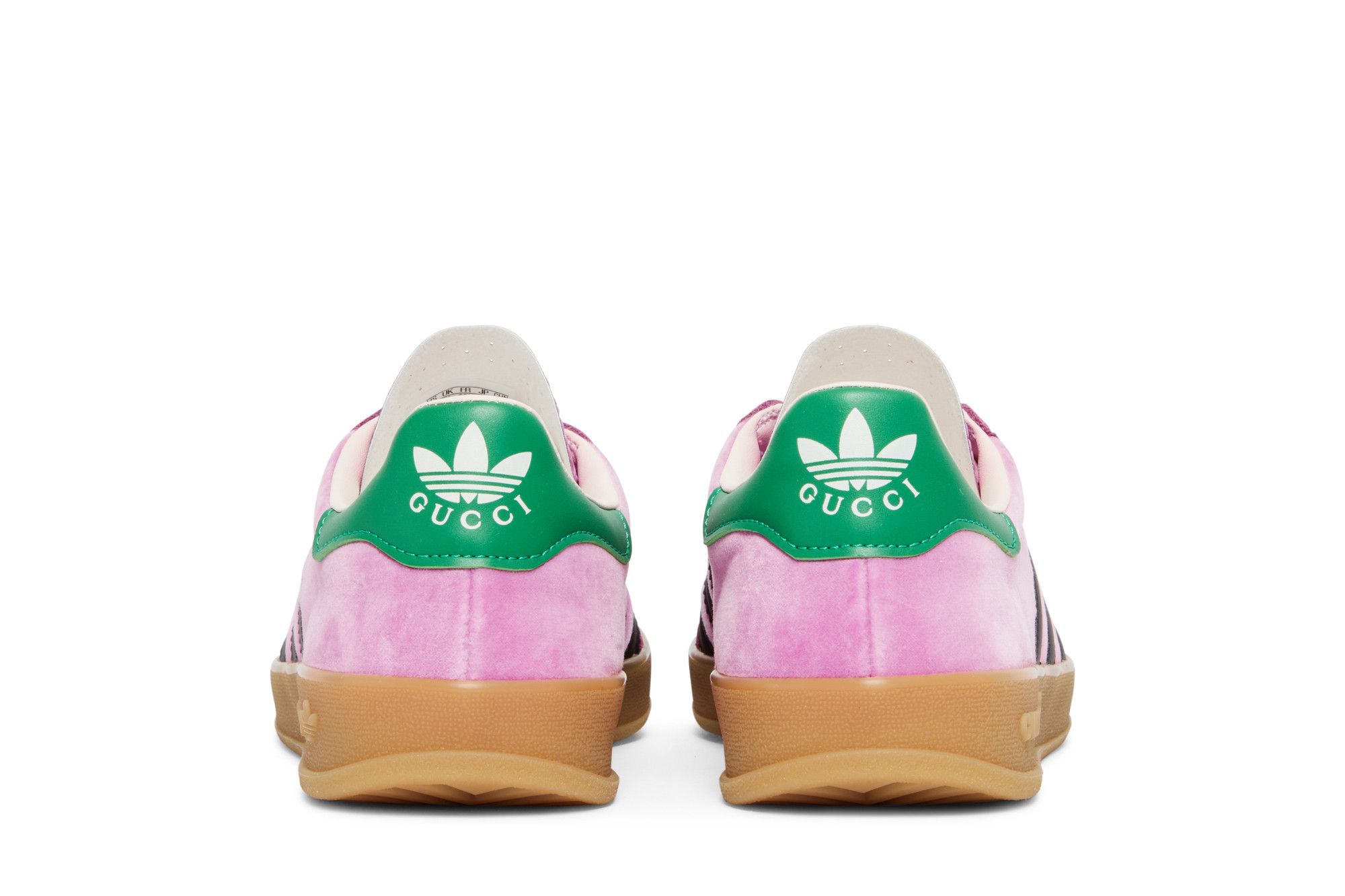 Details for adidas Originals x Gucci Gazelle 聯名經典休閒板鞋 粉色天鵝絨