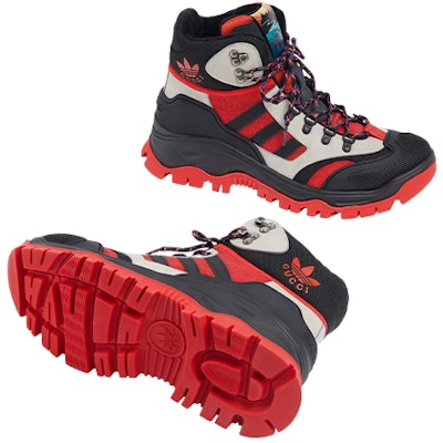 Adidas x Gucci Lace Up Boot 'Black Red' 721392-FAAXC-6544 Purchase Adidas x Gucci Lace Up Boot 'Black Red' 721392-FAAXC-6544
