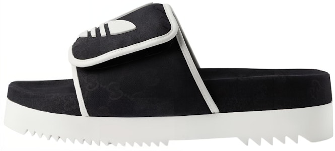 아디다스 x 구찌 슬라이드 샌들 (블랙 GG 모노그램) 702412-FAAW2-1045 Buy 아디다스 x 구찌 슬라이드 샌들 (블랙 GG 모노그램) 702412-FAAW2-1045