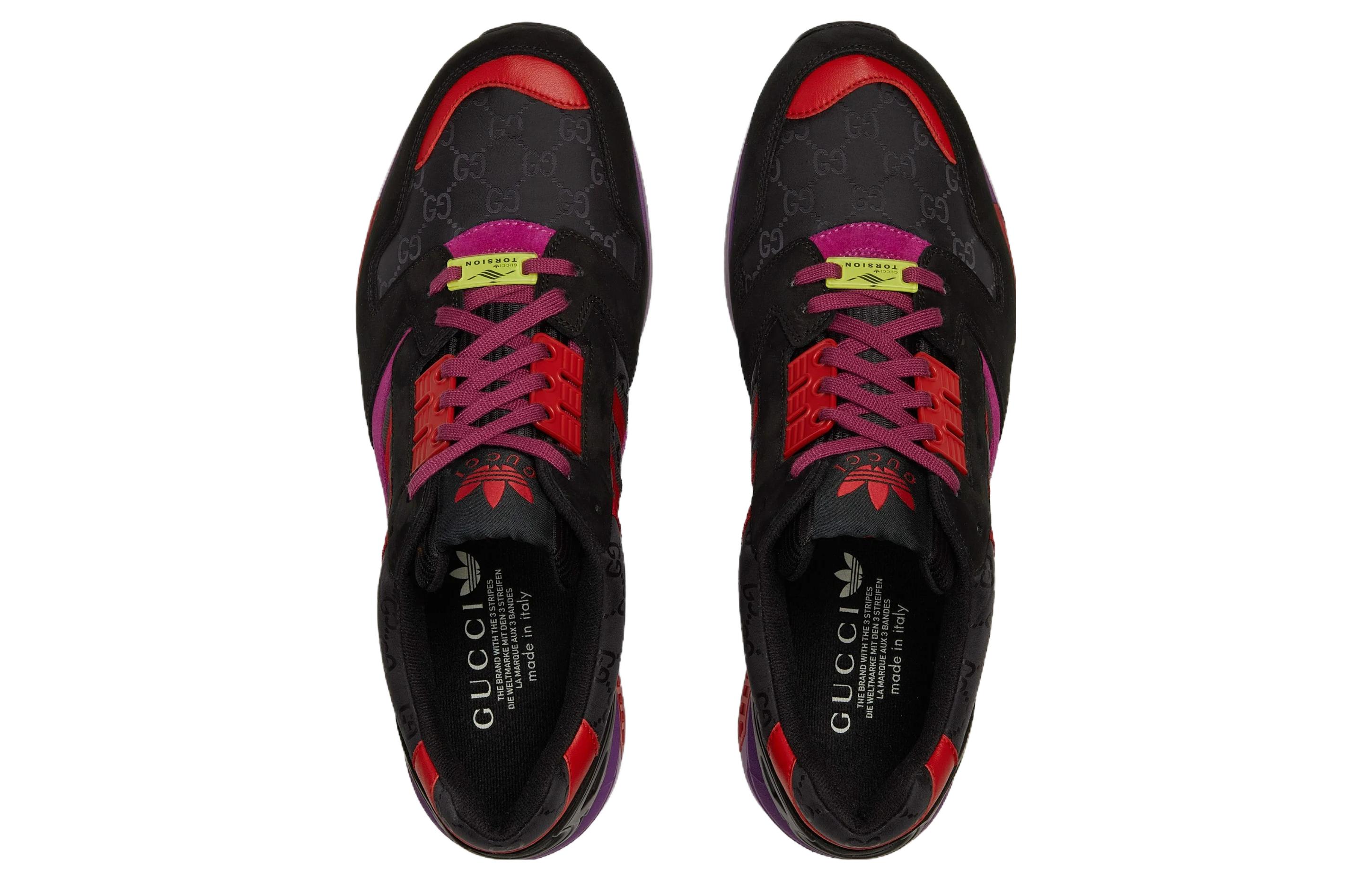 Shop Adidas x Gucci ZX 8000 'Hitam GG Monogram' 721936-AAA89-1091