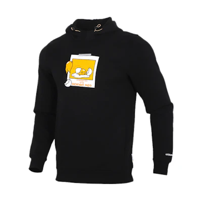 adidas Gudetama Black Pullover Hoodie Casual Sportswear GL7225