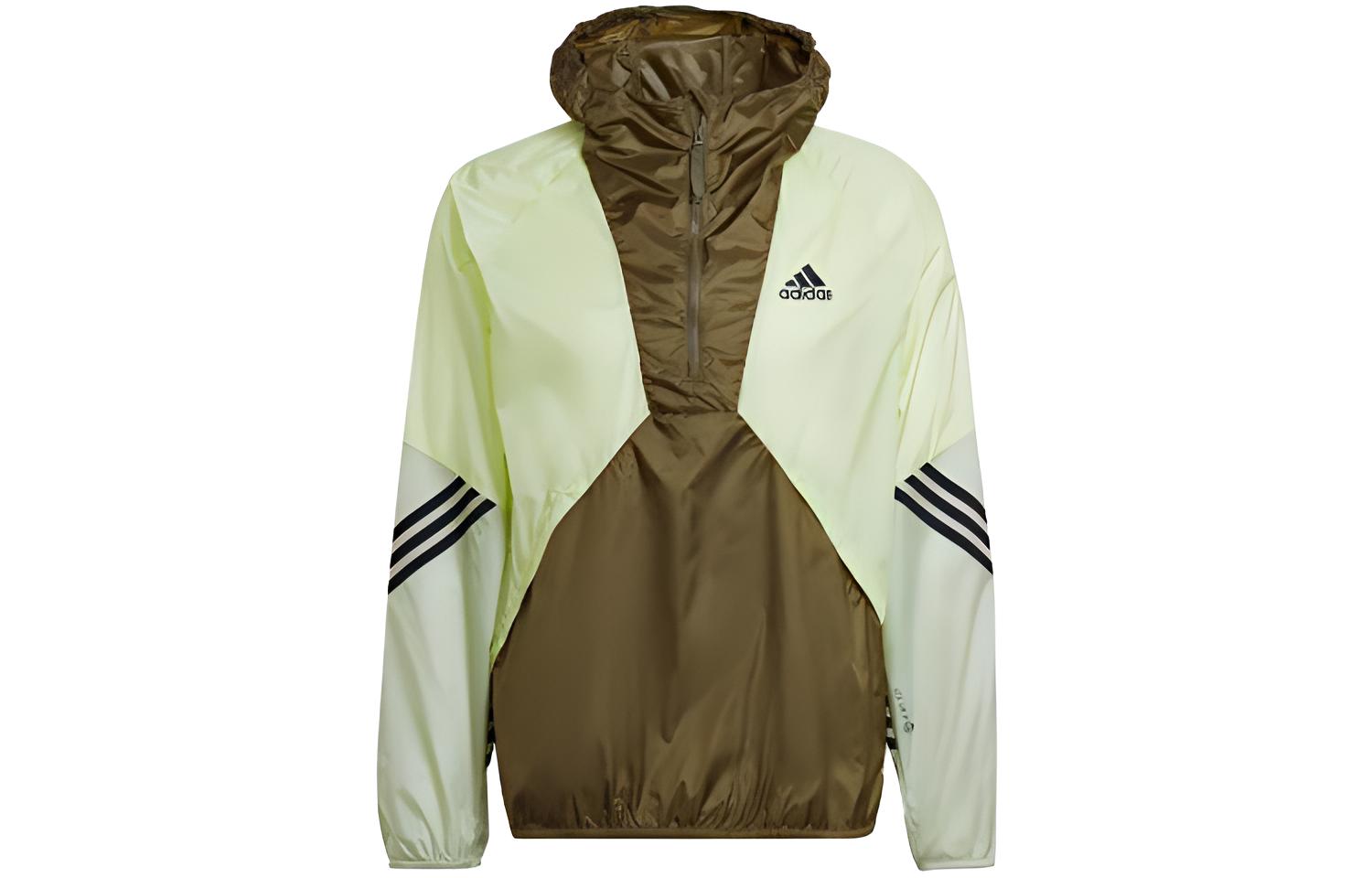 adidas HIROKO Takahashi Collab Colorblock Hooded Jacket Men’s Green H48588