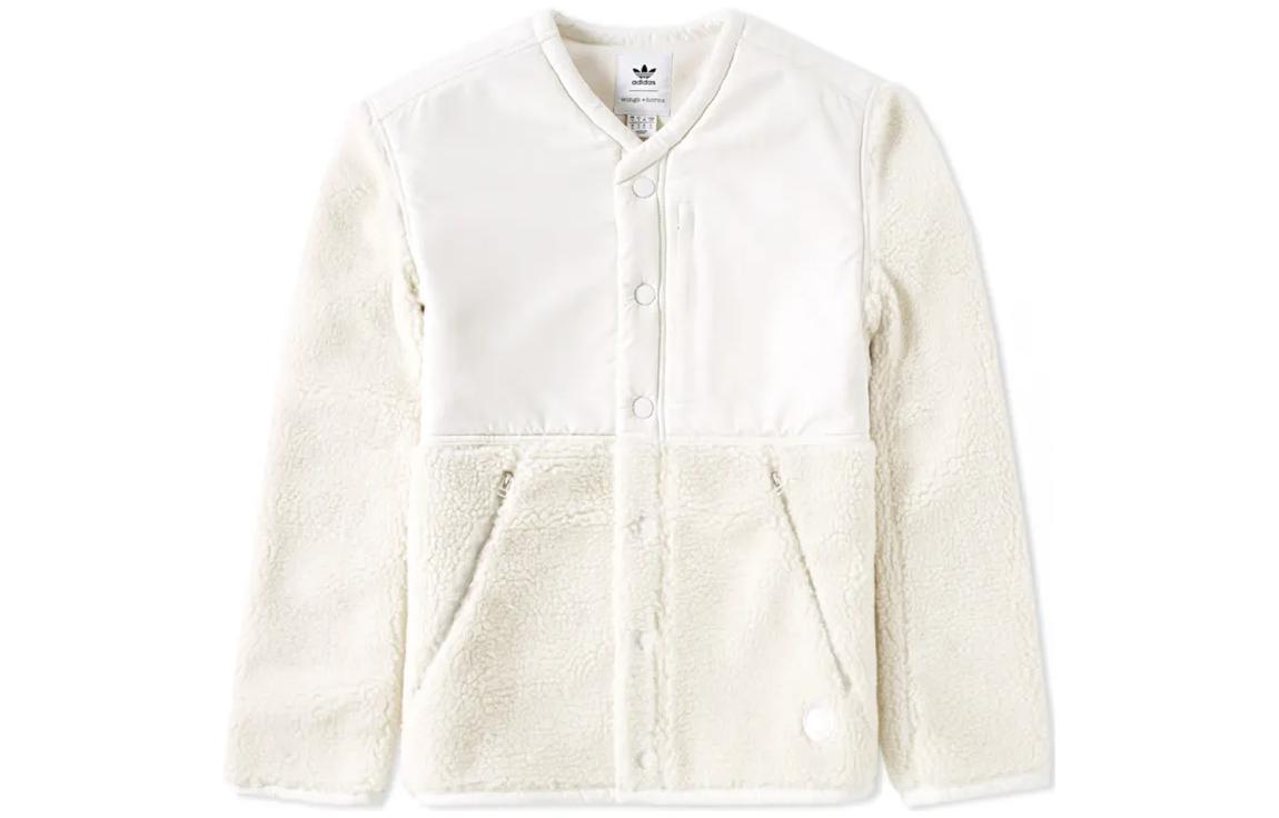 Order adidas x Hobby Culture Wings Horns V-Neck Casual Button Jacket - Off-White az1490