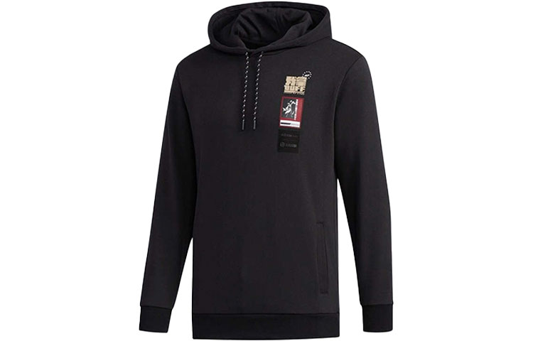 adidas Honor of Kings Printed Hoodie Black Collaboration Edition GD2172