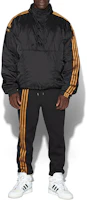 Shop adidas x Ivy Park 三條紋復古針織休閒運動褲 黑色 男女款 GR1447