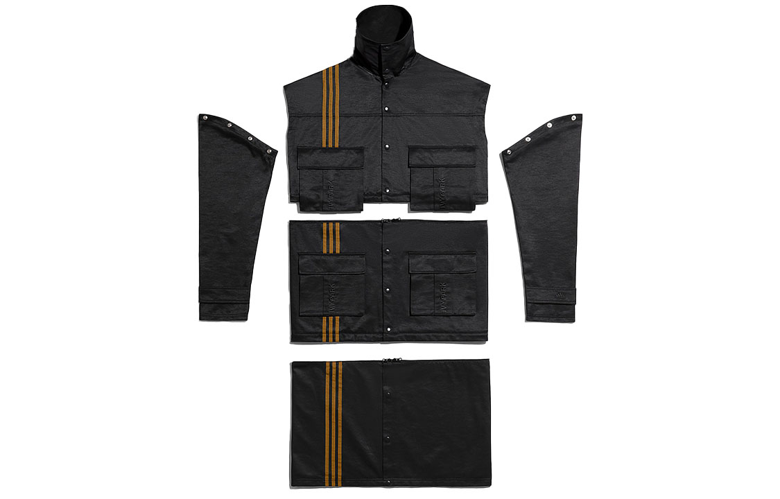 adidas Ivy Park Convertible Outdoor Utility Jacket Brown Unisex GU3988 圖 4