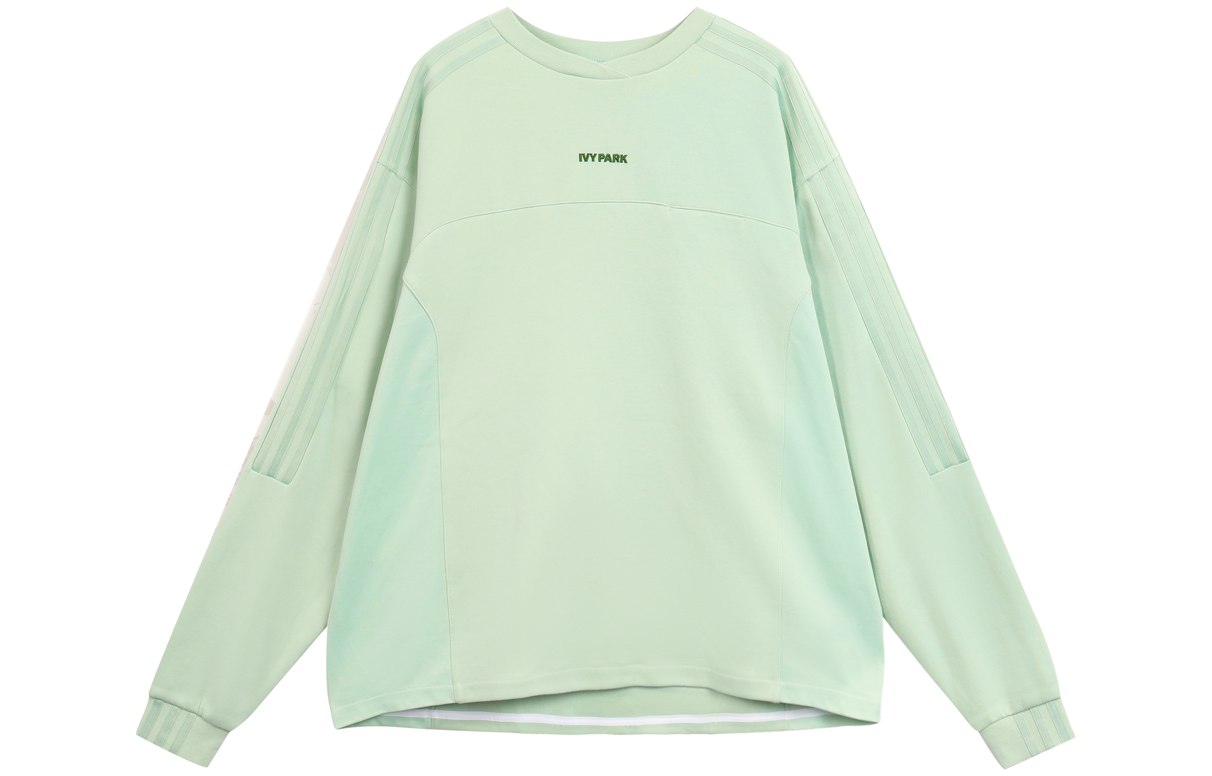 adidas IVY PARK Mint Green Embroidered Logo Unisex Sweatshirt H25163