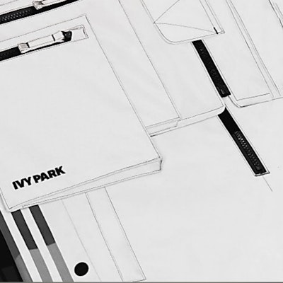 adidas x IVY PARK 銀色反光標誌連身衣 中性 - Originals 系列 H33310 Details for adidas x IVY PARK 銀色反光標誌連身衣 中性 - Originals 系列 H33310
