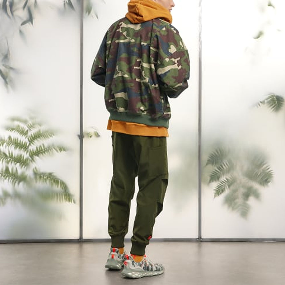 adidas IVY PARK SS23 Camo Canvas High Neck Utility Jacket Unisex Army Green HS0718 圖 5