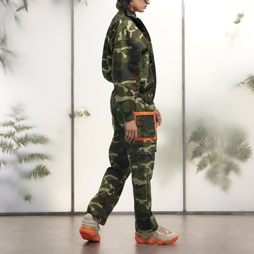 adidas IVY PARK SS23 Camo Canvas High Neck Utility Jacket Unisex Army Green HS0718 圖 6