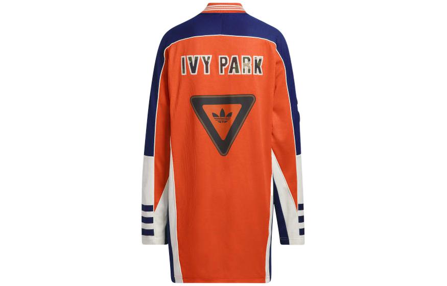 Lookbook アディダス x IVY PARK SS23 カラーブロック レトロ 長袖 フットボールジャージー オレンジ 男女兼用 HS0727