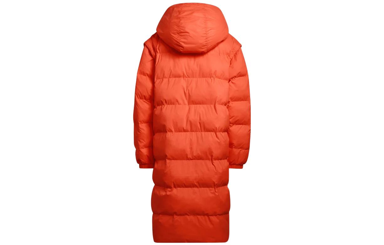 Lookbook Chaqueta Ligera Naranja Unisex adidas x IVY PARK SS23 con Mangas Desmontables. IB4707