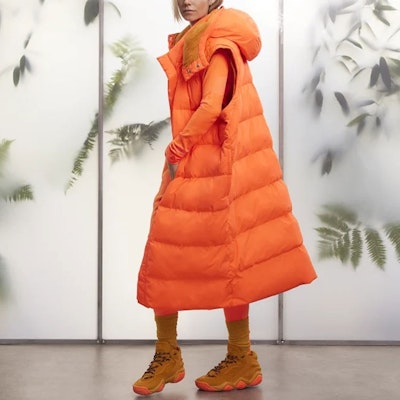 Chaqueta Ligera Naranja Unisex adidas x IVY PARK SS23 con Mangas Desmontables. IB4707 1