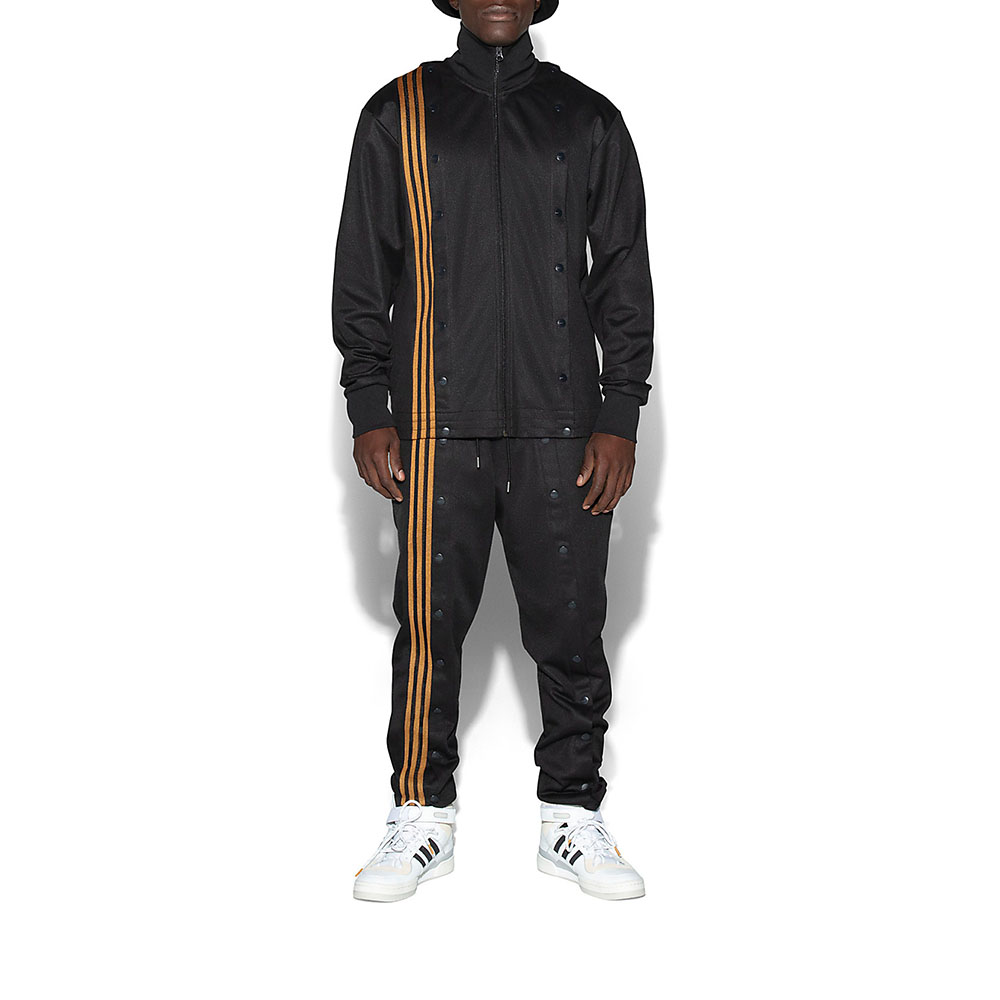 Shop adidas x Ivy Park Unisex Black 3-Stripes Track Jacket GV1584