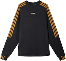 adidas x IVY PARK Unisex Pullover Striped Sweatshirt Black GT6657 adidas x IVY PARK Unisex Pullover Striped Sweatshirt Black GT6657