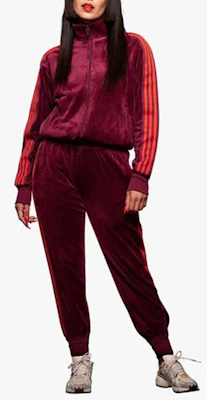 adidas x IVY PARK Velvet Retro Track Jacket Cherry Red Unisex HN0305 Shop adidas x IVY PARK Velvet Retro Track Jacket Cherry Red Unisex HN0305