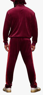 adidas x IVY PARK Velvet Retro Track Jacket Cherry Red Unisex HN0305 Sizing adidas x IVY PARK Velvet Retro Track Jacket Cherry Red Unisex HN0305