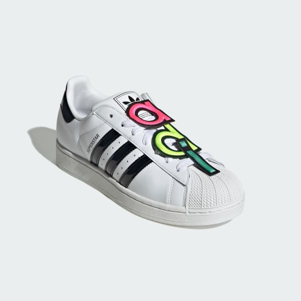 Shop adidas x Jeremy Scott Superstar II 雲白/核心黑 JR3584