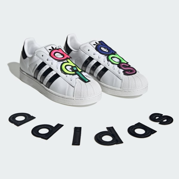 Sizing adidas x Jeremy Scott Superstar II 雲白/核心黑 JR3584