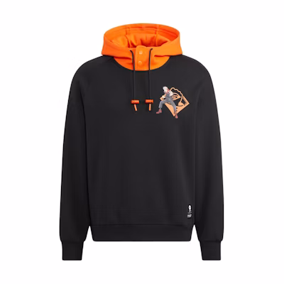 adidas Jujutsu Kaisen Anime Print Black Hoodie Unisex HZ2440