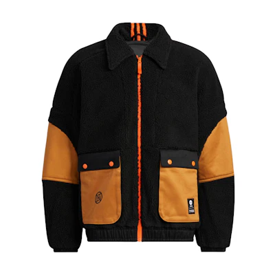 adidas Jujutsu Kaisen Utility Jacket Black Printed Design HZ2426