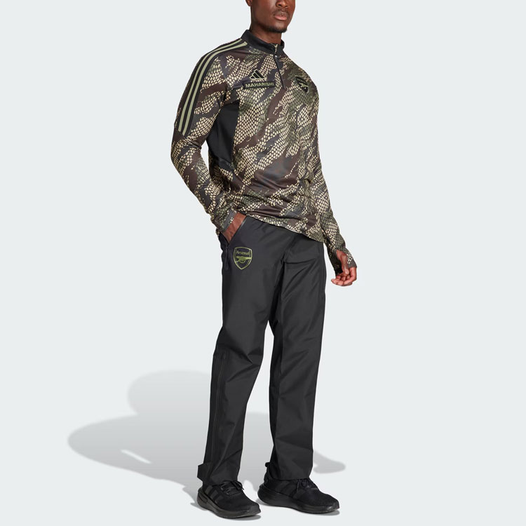 Purchase adidas x Maharishi Arsenal Gore-Tex Paclite  Black Football Pants. IN4756