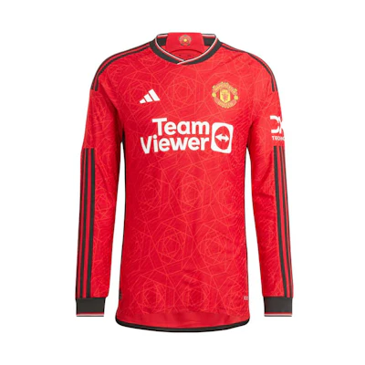 adidas Manchester United 23/24 Red Long Sleeve Home Jersey. IP1728