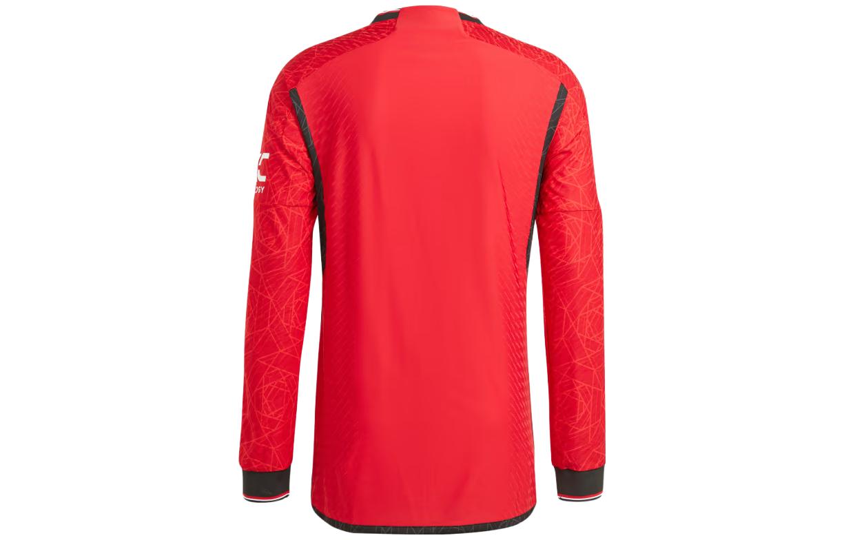 Lookbook adidas x 曼聯 23/24 紅色長袖主場球衣 IP1728