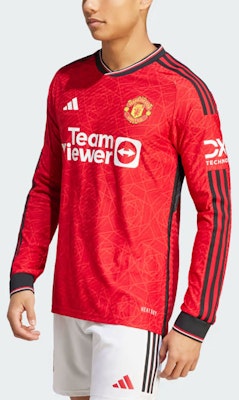 adidas x 曼聯 23/24 紅色長袖主場球衣 IP1728 Shop adidas x 曼聯 23/24 紅色長袖主場球衣 IP1728