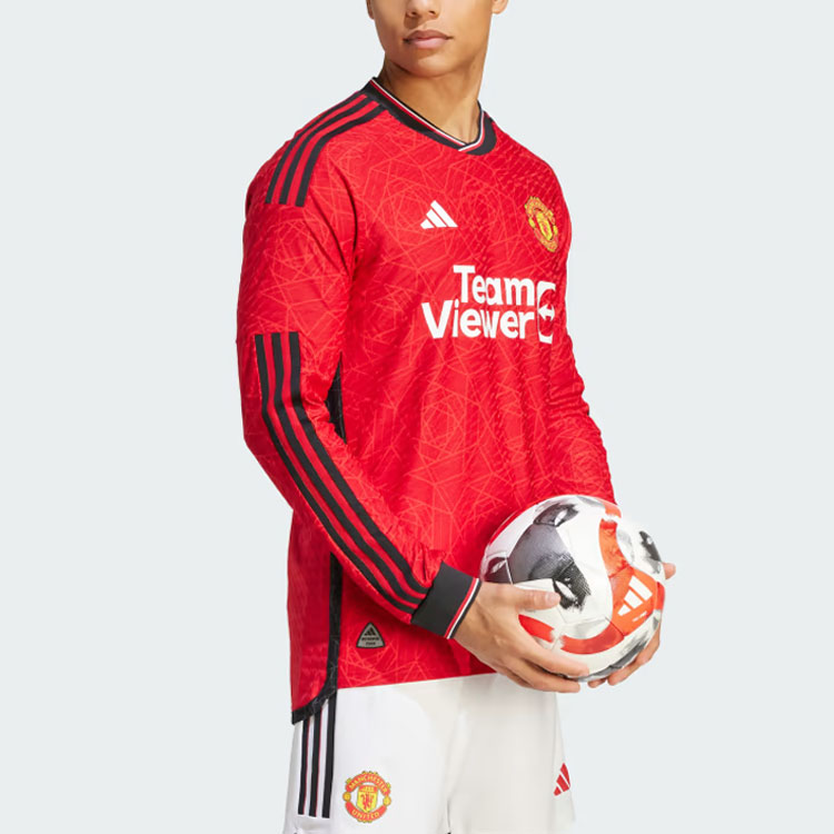 Details for adidas x 曼聯 23/24 紅色長袖主場球衣 IP1728