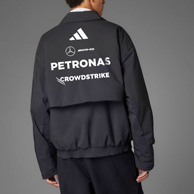 adidas x Mercedes-AMG Petronas F1 Team SS25 Relaxed Fit Black Zip Jacket JX0748 Lookbook adidas x Mercedes-AMG Petronas F1 Team SS25 Relaxed Fit Black Zip Jacket JX0748